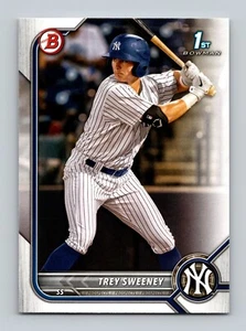 2022 Bowman BP-137 Trey Sweeney 1st Bowman Paper New York Yankees - Picture 1 of 2