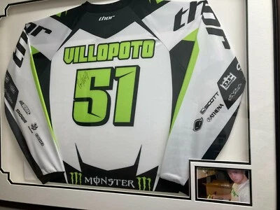 Memorabilia de la camiseta de Thor firmada autografiada enmarcada de Ryan Villopoto Foto 1 de 2