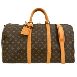 Louis Vuitton Monogram Keepall Bandouliere 50 Duffle Bag M41416 VI1914 XX32706 - Picture 1 of 12