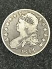 1824 Capped Bust Half Dollar-Circulated