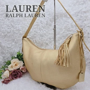 Bolso Ralph Lauren Mujer Raro Media Luna Un Hombro Dorado Edición Limitada Muy Buen Estado Raro - Imagen 1 de 14
