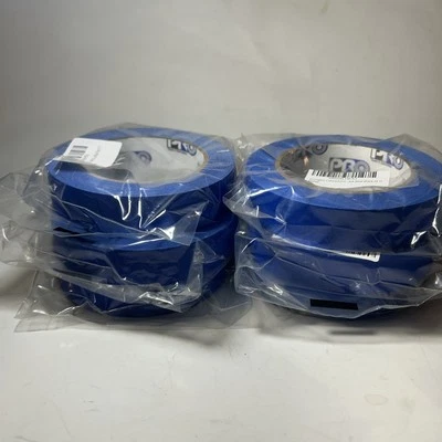 6 pack 1" inch x 60 yard rolls (24mm x 55m) Pro Tapes Blue Painters Masking Tape