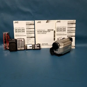 SMOKE ODOR! JVC GR-DVL505U Handheld Compact MiniDV DualCam Camcorder (WORKING) - Picture 1 of 16