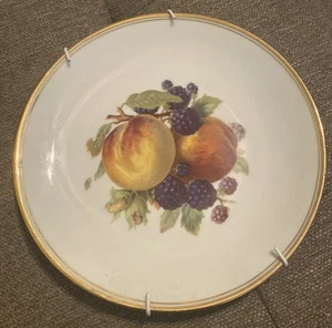 Antike Bavaria Snack-/Dessertteller Obstmuster 7,5" Vintage 4er Set - Bild 1 von 9