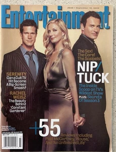 Entertainment Weekly Magazine NIP/TUCK Julian McMahon No Address Label Sept 2005 - Picture 1 of 2