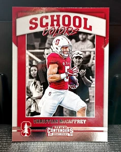 2017 Panini Contenders-CHRISTIAN McCAFFREY-School Colors #7 **MINT**QRSC** - Picture 1 of 6