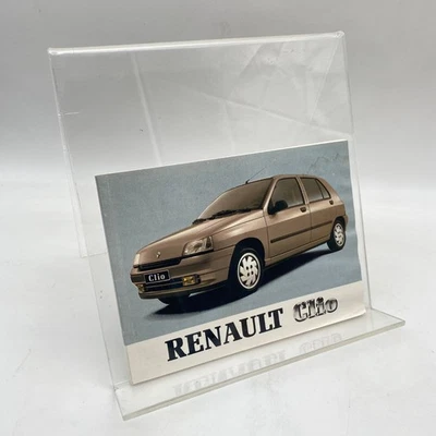 Renault Clio Manual De Operación Mantenimiento Libro De A Bordo 1991 Clásico - Imagen 1 de 4