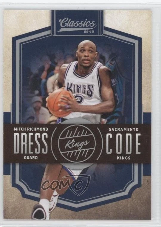 2009-10 Panini Classics Dress Code Silver /250 Mitch Richmond #21 HOF - Image 1 of 2