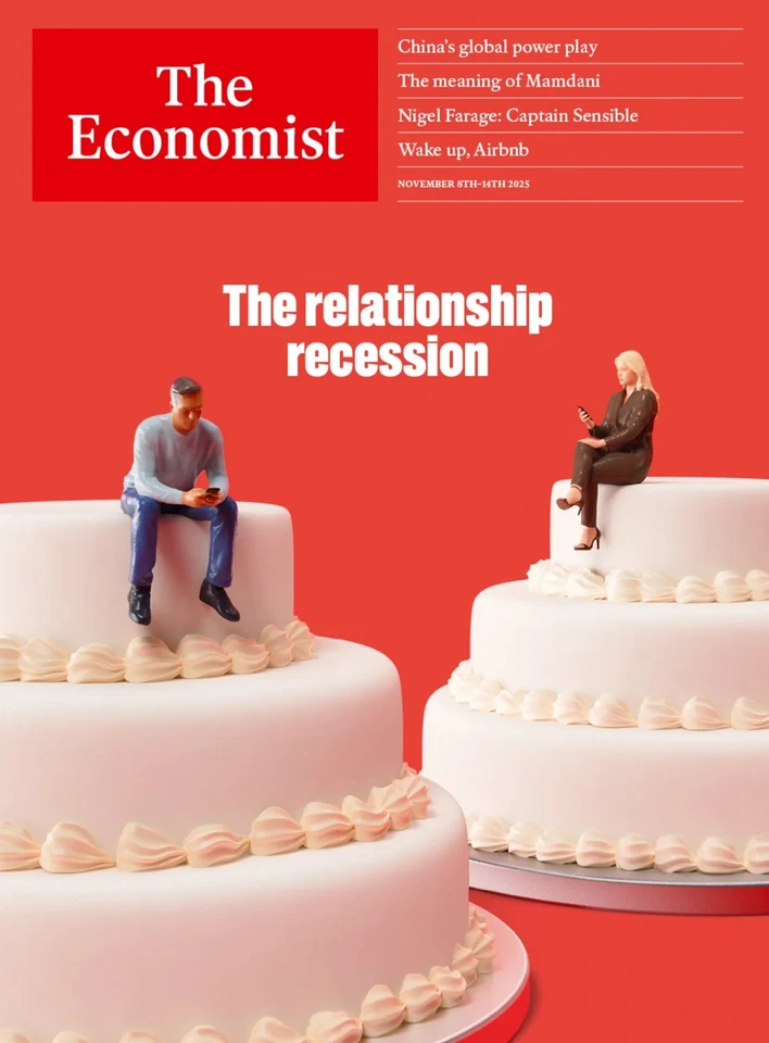 THE ECONOMIST MAGAZINE - NOVEMBER 2025 - THE RELATIONSHIP RECESSION - Image 1 of 1