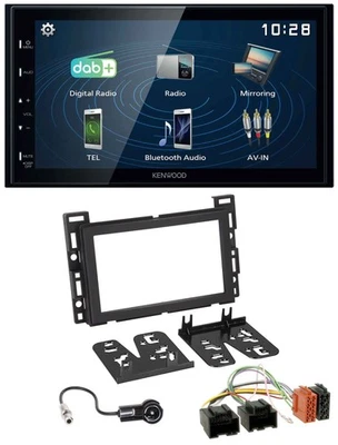 Kenwood 2DIN Bluetooth MP3 USB DAB Autoradio für Chevrolet Opel GT 07-09 - Bild 1 von 4