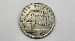 1925 Austria 1 Schilling Silver Coin - KM#2840 - Picture 1 of 4