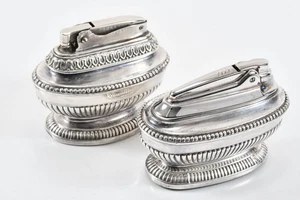 C28M44- 2x Ronson Metall Feuerzeug Vintage  - Bild 1 von 12