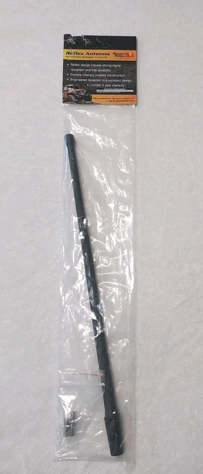 Rugged Ridge Reflex Antenna 15 Inch 97-17 Wrangler TJ/JK 17212.11 Foto 1 de 4