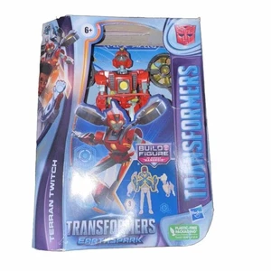 Transformers EarthSpark Terran Twitch Deluxe Class Hasbro 6" Figur (Box beschädigt) - Bild 1 von 9