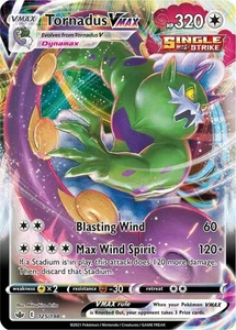Pokemon Chilling Reign Tornadus VMAX 125/198 Ultra Rare Holo Card - Picture 1 of 1