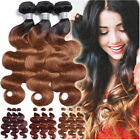 Thick Brazilian 100% Remy Human Hair Extensions Body Wave Straight 3Bundles=300G