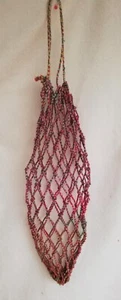 Bolso de cuerda enrollado a mano Bilum Kalai bebé Bilum Timor Occidental Indonesia - Imagen 1 de 8