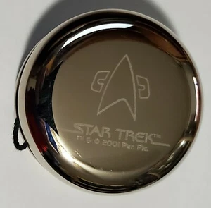 Nickel-Plated Star Trek Voyager Yo-Yo - UK England Voyager Video Exclusive yo yo - Picture 1 of 3