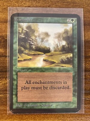 MTG✨TRANQUILITY✨Alpha Limited Edition NM COMMON Sorcery 1993 Doug Schuler Art - Image 1 of 4