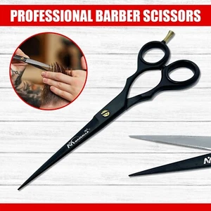 6,5" Haarschneideschere Friseurschere Schwarz Beschichtet Edelstahl Deutsch - Bild 1 von 4