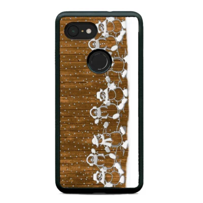 Joyful Merry Christmas Playful Snowmen Case Cover For Google Pixel 3 3XL 2XL - Image 1 of 4