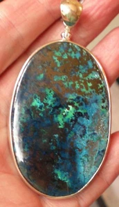 Colgante Shattuckite - Starborn - plata de ley j2956 - Imagen 1 de 6