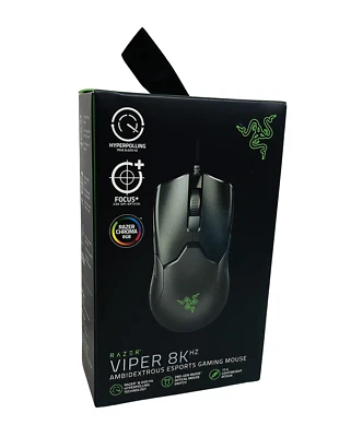 Razer Viper 8K Hz kabelgebundene Gaming Maus 20000 DPI HyperPolling Technologie - Bild 1 von 2