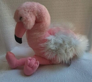 Pink Aurora Soft Flamingo Bird Plush 16” Stuffed Animal Toy - Picture 1 of 7
