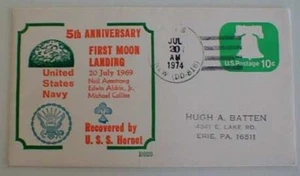 USS HORNET - Apollo Moon Landing Recovery Ship - Picture 1 of 1