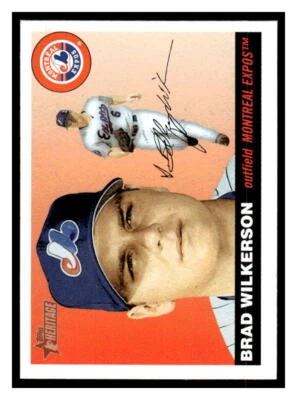 2004 Topps Heritage #423 Brad Wilkerson - Image 1 of 2