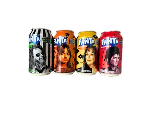 Beetlejuice Fanta Soda Cans Best By 5/2025 One Each 4 Flavors NEW - Picture 1 of 2