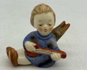 Vintage Hummel Goebel Figure #238 Un angelo ragazza con chitarra liuto - Foto 1 di 10