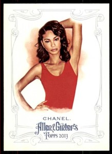 2013 TOPPS ALLEN & GINTER MODEL CHANEL IMAN ROOKIE #6