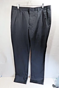 Bonobos Pants Mens 36x34 Black Chino Flat Front Cotton Stretch Tuesday Golf - Picture 1 of 9