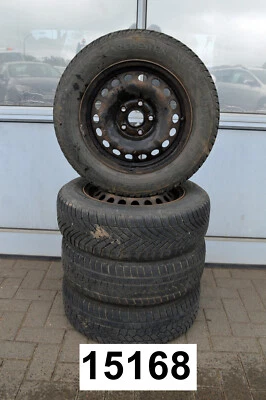 Seat Altea Leon Skoda Octavia VW Golf Caddy Winterräder Reifen 195/65 R15 91T - Bild 1 von 4