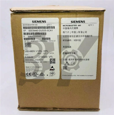 1PC New 6SE6 440-2UD25-5CA1 Siemens 6SE6440-2UD25-5CA1 inverter - Image 1 of 4