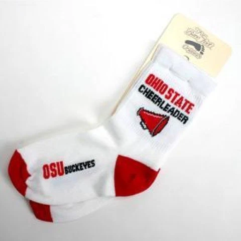 Ohio State Buckeyes Cheerleader Socks - Toddler/youth Cover