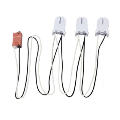 NEW Keystone KT-SOCKET-T8-U-T-3-W 3 Light Wiring Harness, T8 - Image 1 of 3