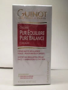 GUINOT PURE BALANCE CREAM for oily skin NEW 1.8fl.oz/50ml - Picture 1 of 2