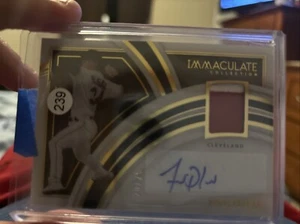 2022 Immaculate Zach Plesac Auto Patch /25 - Picture 1 of 2