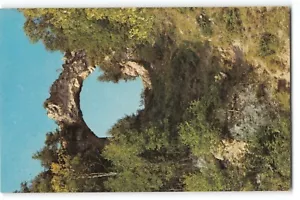 Cartolina Arco Roccia Isola Mackinac MI 1962 Punto di riferimento naturale Hiawatha - Foto 1 di 2