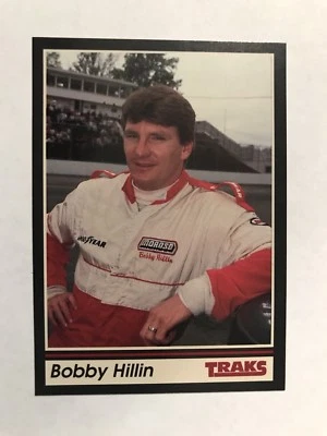 1991 Traks #14 - Bobby Hillin - Driver - Rob Moroso Memorial - Moroso Racing - Image 1 of 2