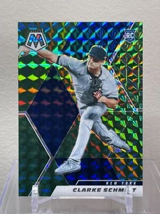 2021 Mosaic Baseball Green Prizm Clarke Schmidt #266 Rookie RC New York Yankees - Picture 1 of 2