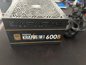 RGB 600W Gamdias PC Power Supply 80+ Bronze Efficiceny - Picture 1 of 6