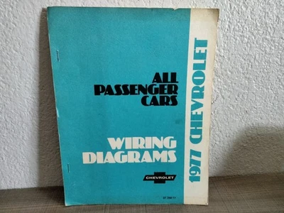 Chevrolet 1977 todos los autos de pasajeros diagramas de cableado - ST 359-77 Camaro/Corvette Foto 1 de 4