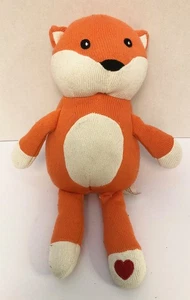 Whitman's Chocolates Orange FOX 11" Plush Knit Red Heart Russell Stover Stuffed - Picture 1 of 3