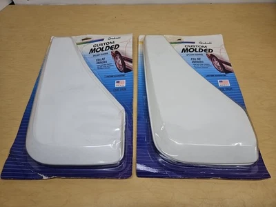 2 Pair Groboski Molded Duraflex Splash Guards, Pt# 11122 Set Of 4! White, NOS! - Image 1 of 4