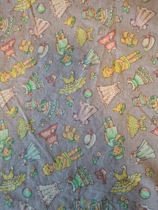 VTG `1998 Daisy Kingdom PATTY’s Paper Dolls  Allover Lavender #2752  33 x 44 - Picture 1 of 12