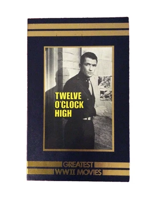 Rare Twelve O'Clock High Greatest WWII Movies VHS Tape 1949 Vintage Collectible — 第 1/3 张图片
