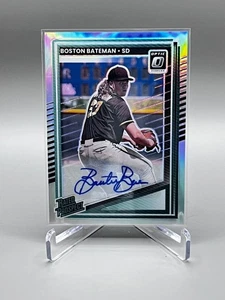 Panini Donruss 2025 - Optic Rated Prospects Boston Bateman #118 Holo Prizm SIG. - Imagen 1 de 2